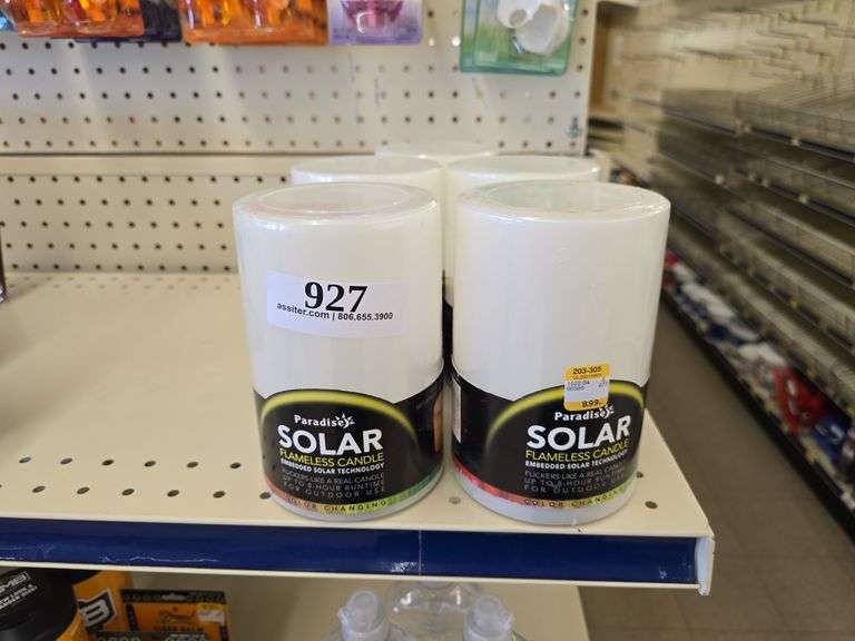 (5) Paradise Solar Flameless Candle