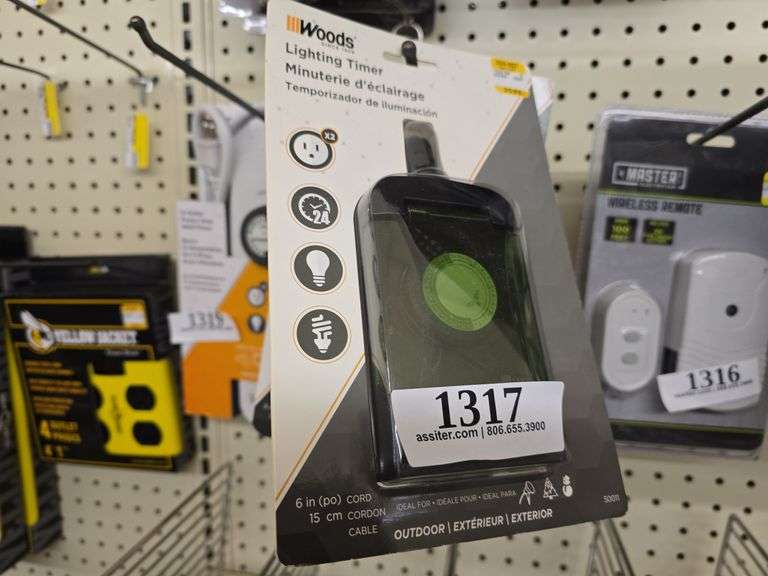 (4) Woods Lighting Timer