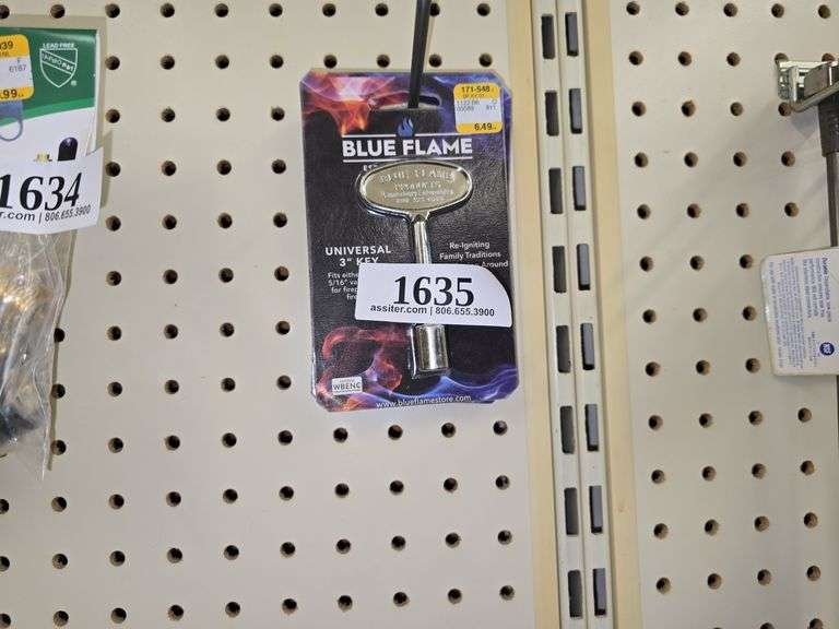 (2) Blue Flame Universal 3" Key
