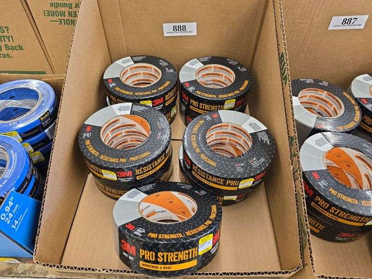 (9) Rolls 3M Pro Strength Duct Tape