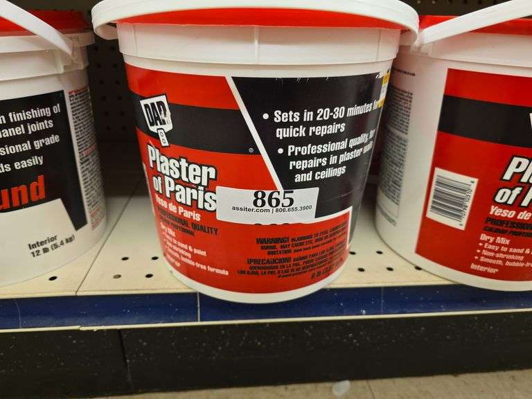(4) 8lb DAP Plaster of Paris