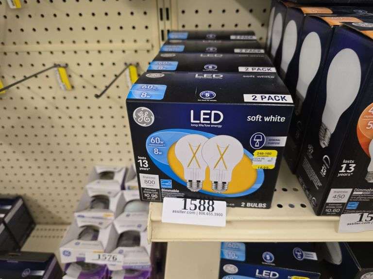 (4) 2pack 60W LED Soft White Bulbs