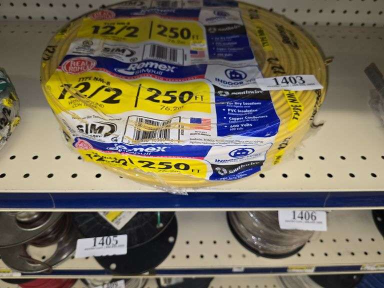 Romex 250ft 12/2 NM-B