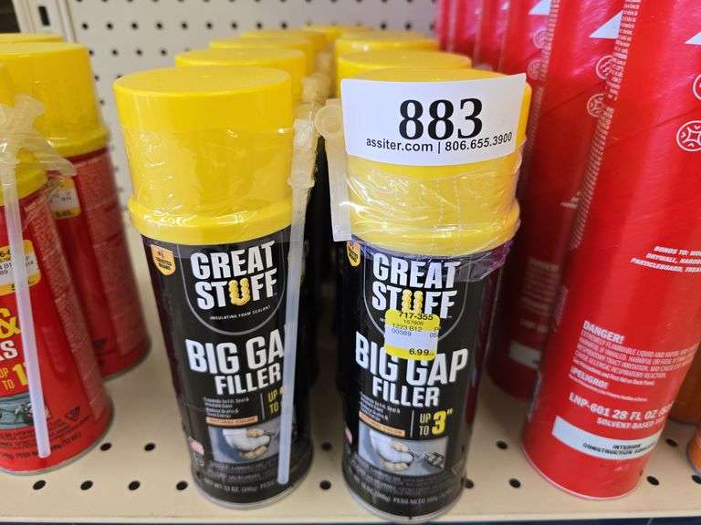 (9) 12oz. Great Stuff Big Gap Filler