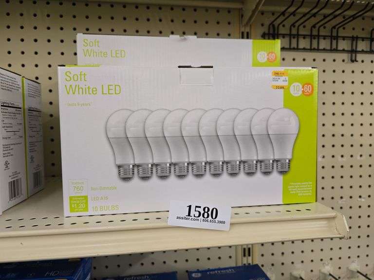 (5) 10pack Soft White LED 10W Bulbs