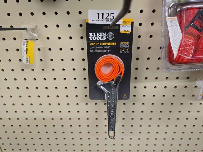 (2) Klein Tools Grip-It Strap Wrench