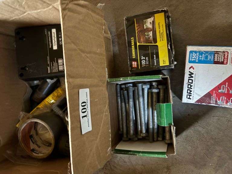 Nuts and bolts w/Misc