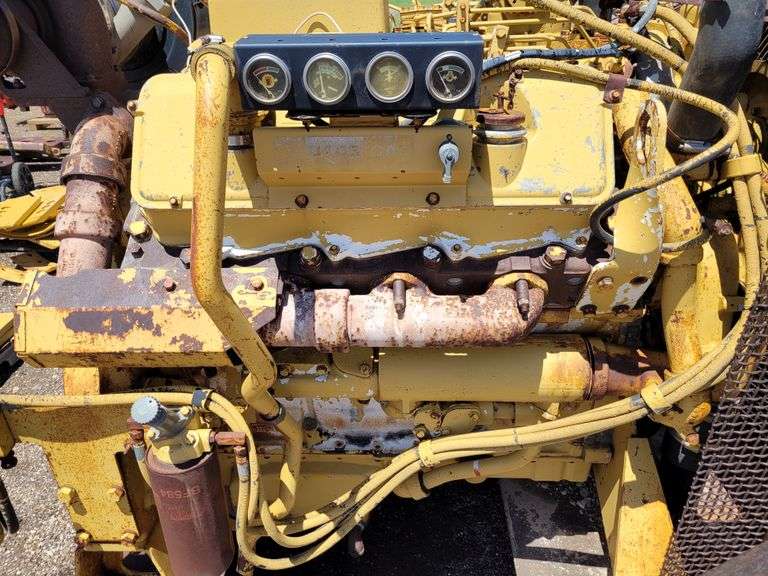 Large Cat Engine on Skid