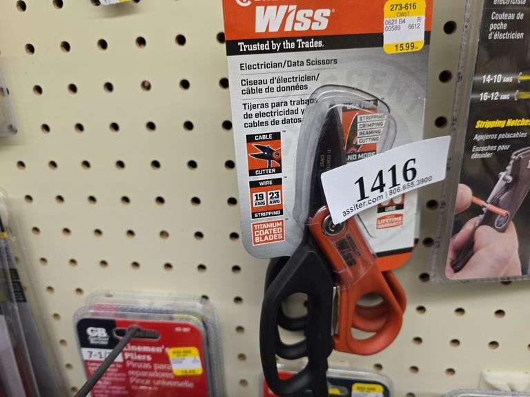 (3) Crescent Wiss Electrician/Data Scissors