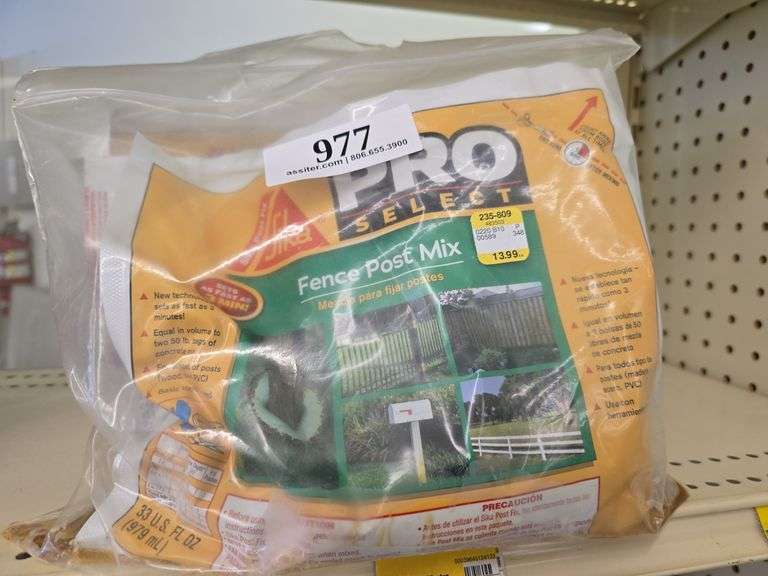 (4) 33fl. oz. Sika Pro Fence Post Mix