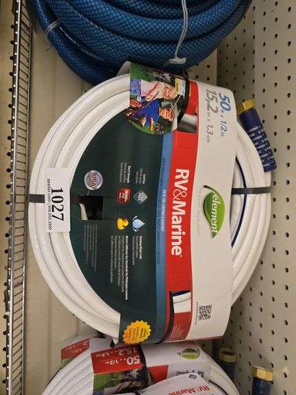 (2) RV & Marine Element 50ft x 1/2" Water Hose