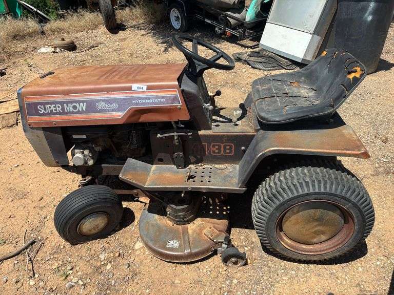 Super mow tractor