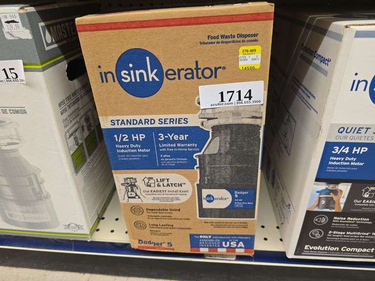 In Sink Erator 1/2hp Standard