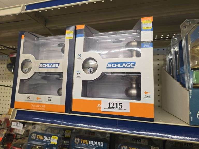 (3) Schlage Security Set