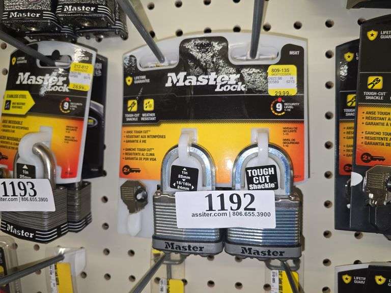 (4) 2pack Masterlock