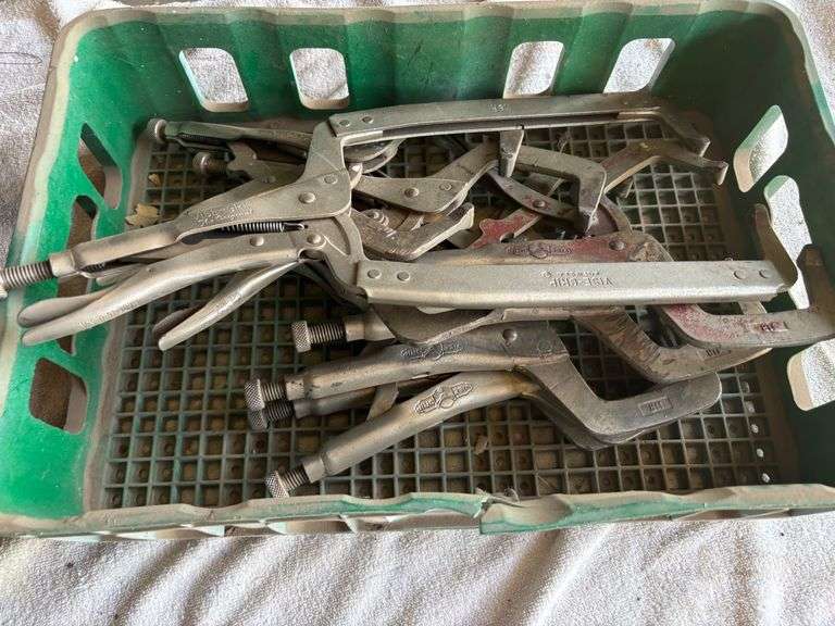 Vise grip clamps