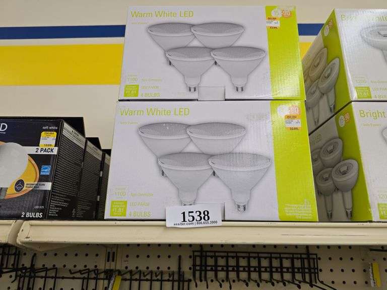 (2) 4pack Warm White LED Bulbs