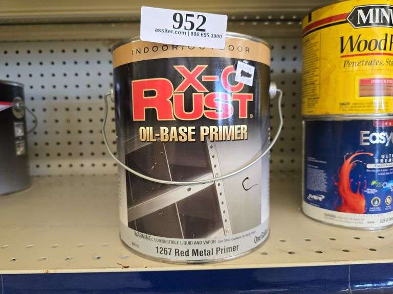 gal X-O Rust Oil Based Primer 1267 Red Metal Primer