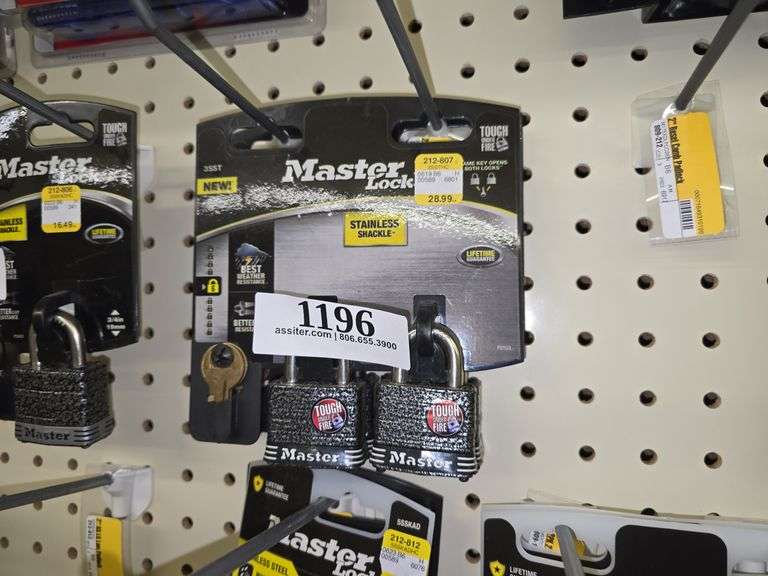 (2) 2pack Masterlock