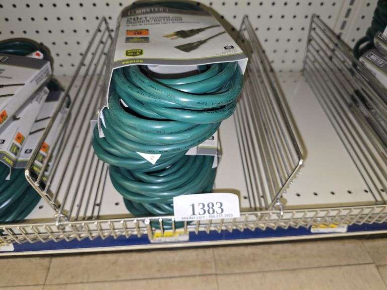 (6) Master Electrician 20ft Extension Cord