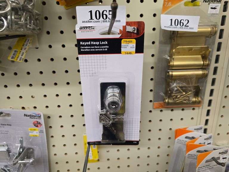 (3) First Watch Security Keyed Hasp Lock
