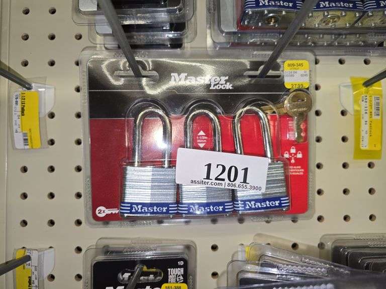 (2) 3pack Masterlock
