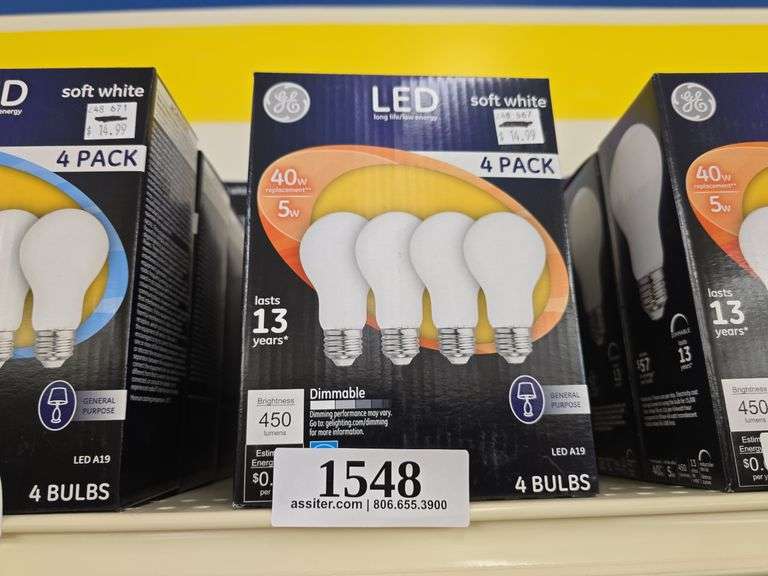(6) 4pack GE LED 40W Soft White Bulbs