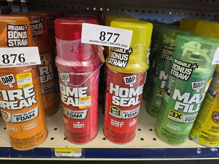 (8) 12oz. DAP Home Seal Foam