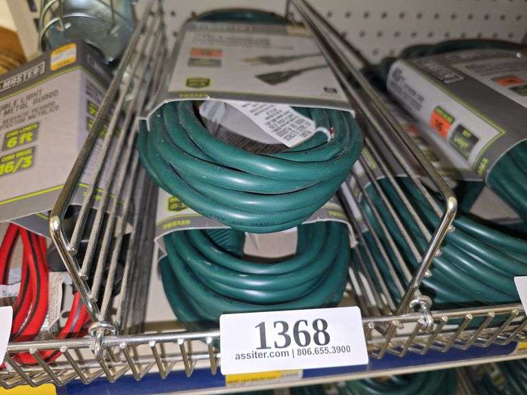 (4) Master Electrician 20ft Extension Cord