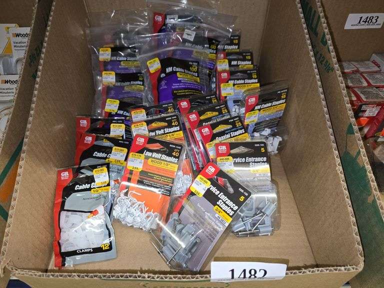 Cable Staples Assorted Sizes