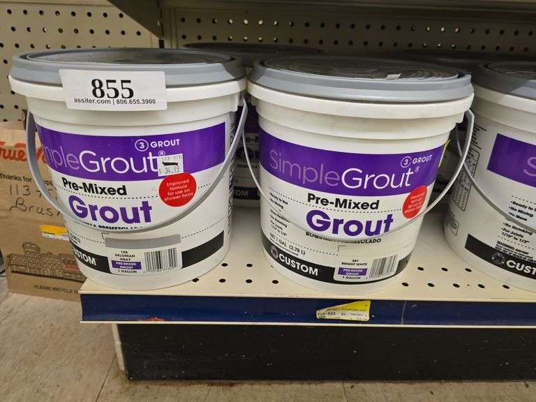 (3) gal Simple Grout Pre-Mixed Grout
