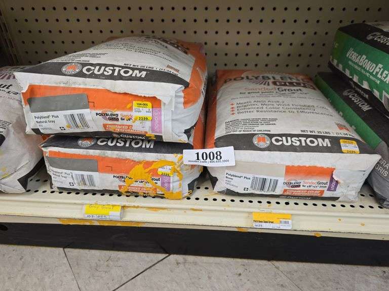 (3) 25lb Polyblend Plus Sanded Grout