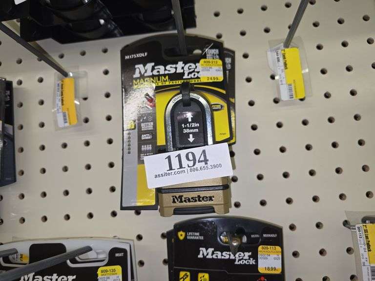 (2) Masterlock Magnum