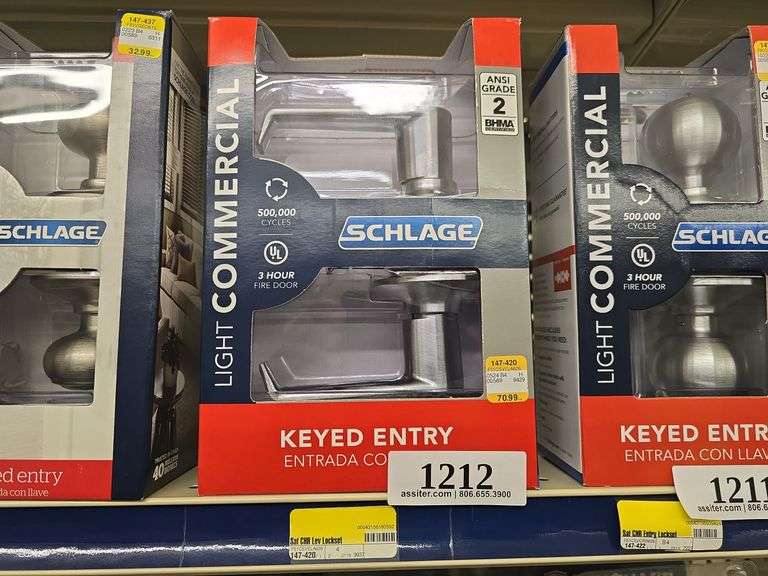 Schlage Keyed Entry Door Handles
