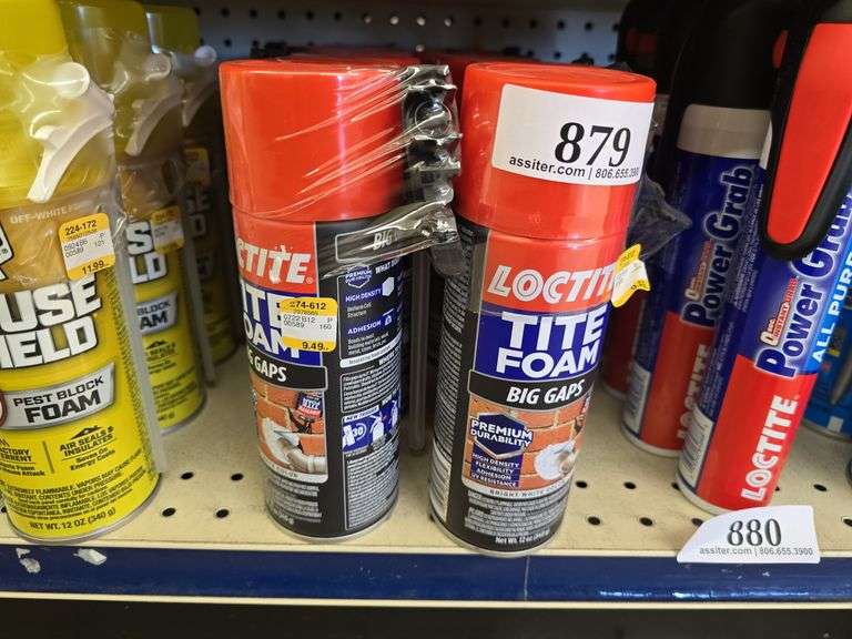 (8) 12oz. Loctite Tite Foam