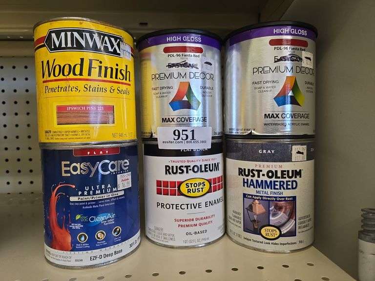 (6) qt Stain & Paint