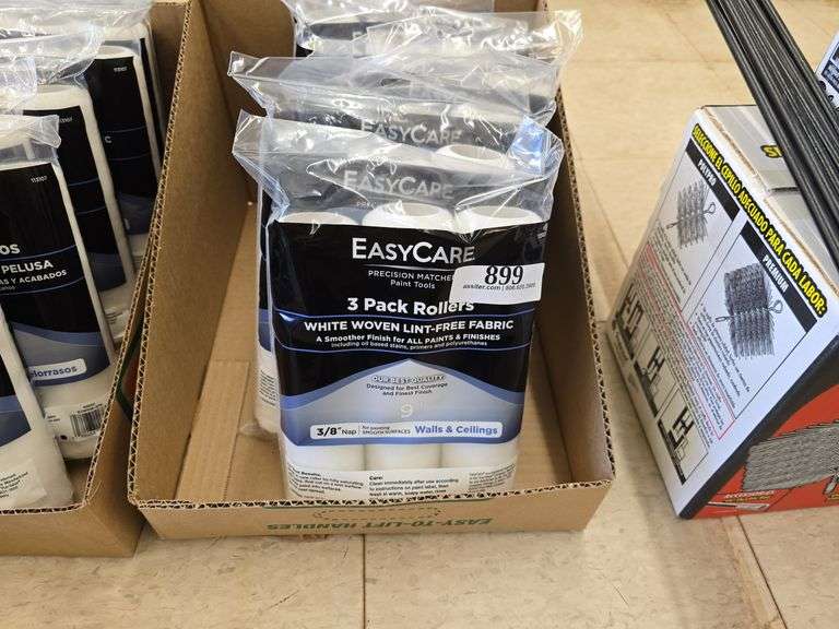 (6) 3pack Easy Care 9" Rollers