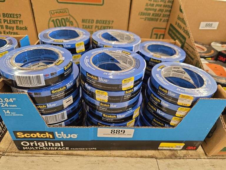 (40) Rolls 1" Scotch Blue Original Painters Tape