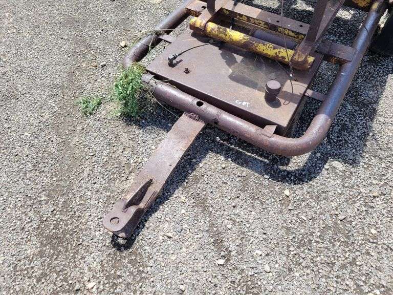 Pump Mounted to Drop Pin Single Axle Shopmade Trailer