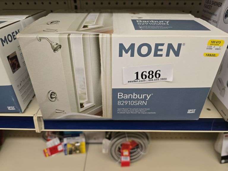 Moen Banbary Brushed Nickel Tub & Shower Faucet 82910SRN