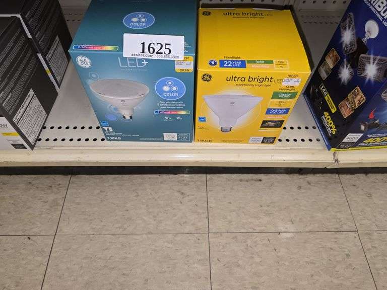 90W LED Color Bulb w/150W Ultra Bright Bulb