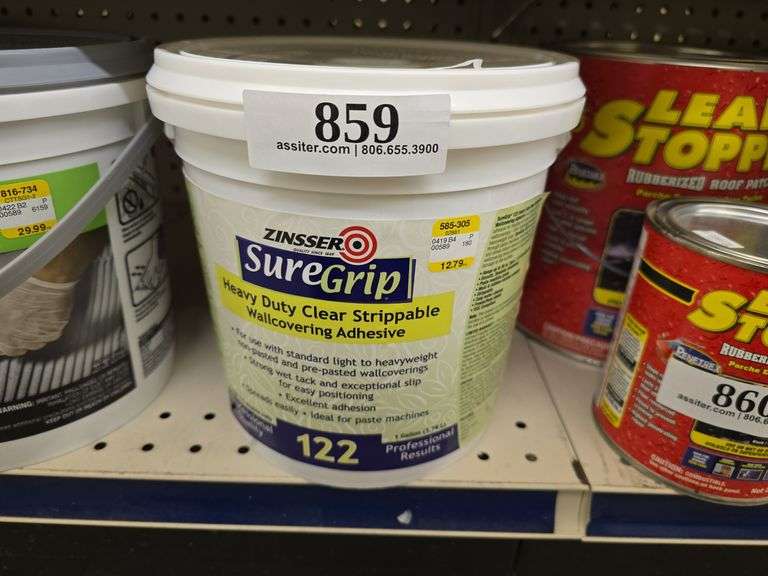 gal Zinsser Heavy Duty Strippable Wall Covering Adhesive