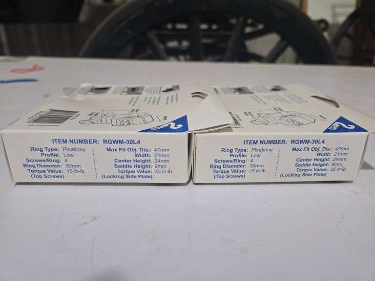 (2) UTG 30mm Scope Rings