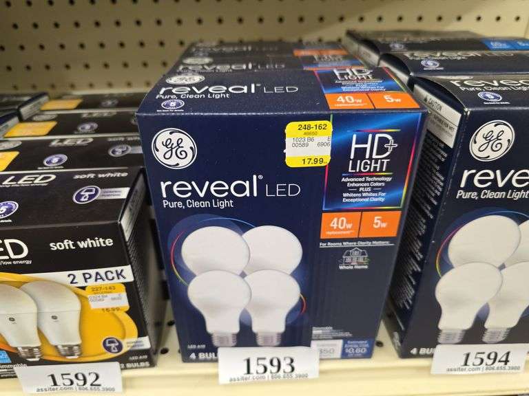 (3) 4pack 40W Reveal LED Pure Clean Light