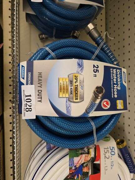 (2) Camco 25ft x 5/8" Heavy Duty Drinking Water Hose