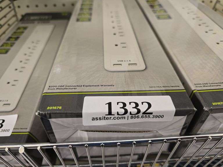 (3)  Master Electrician 15A Surge Strip