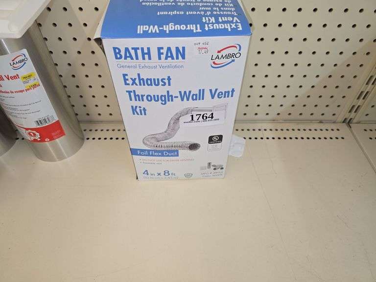 Exhaust Thru Wall Vent Kit