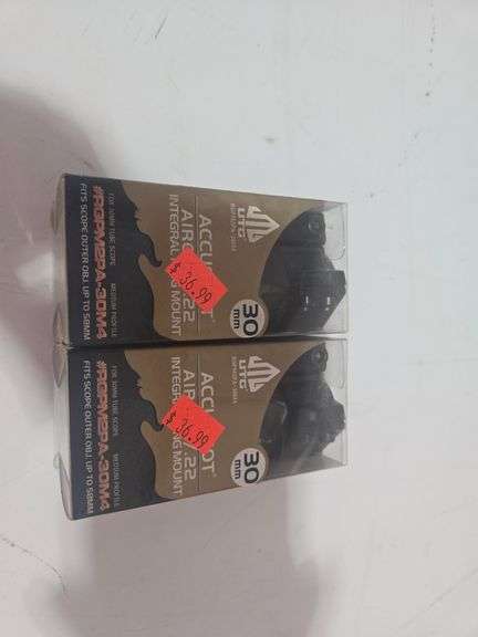 (2) UTG Airgun Integral Ring Mounts #RGPM2PA-30M4