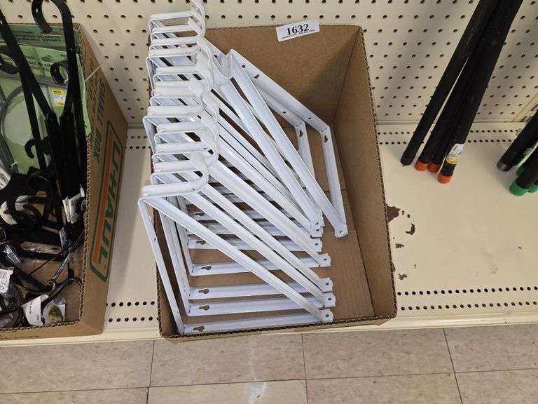 White Shelf Brackets