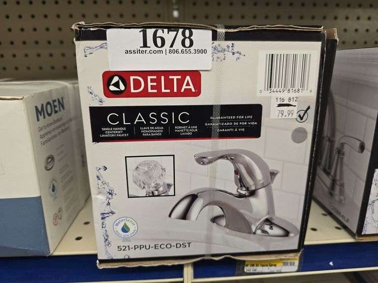 Delta Classic Lavatory Faucet 521-PPU-ECO-DST